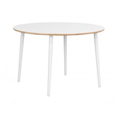 RO Fusio Dining Table Round 4 White